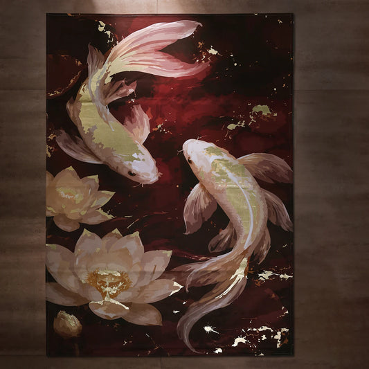 Golden Koi Serenity Carpet