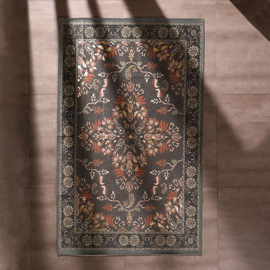 Midnight Heritage Floral Carpet