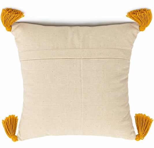 Meadow Bloom Tassel Cushion Cover