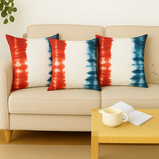 Indigo Sunset Tie-Dye Cushion Covers