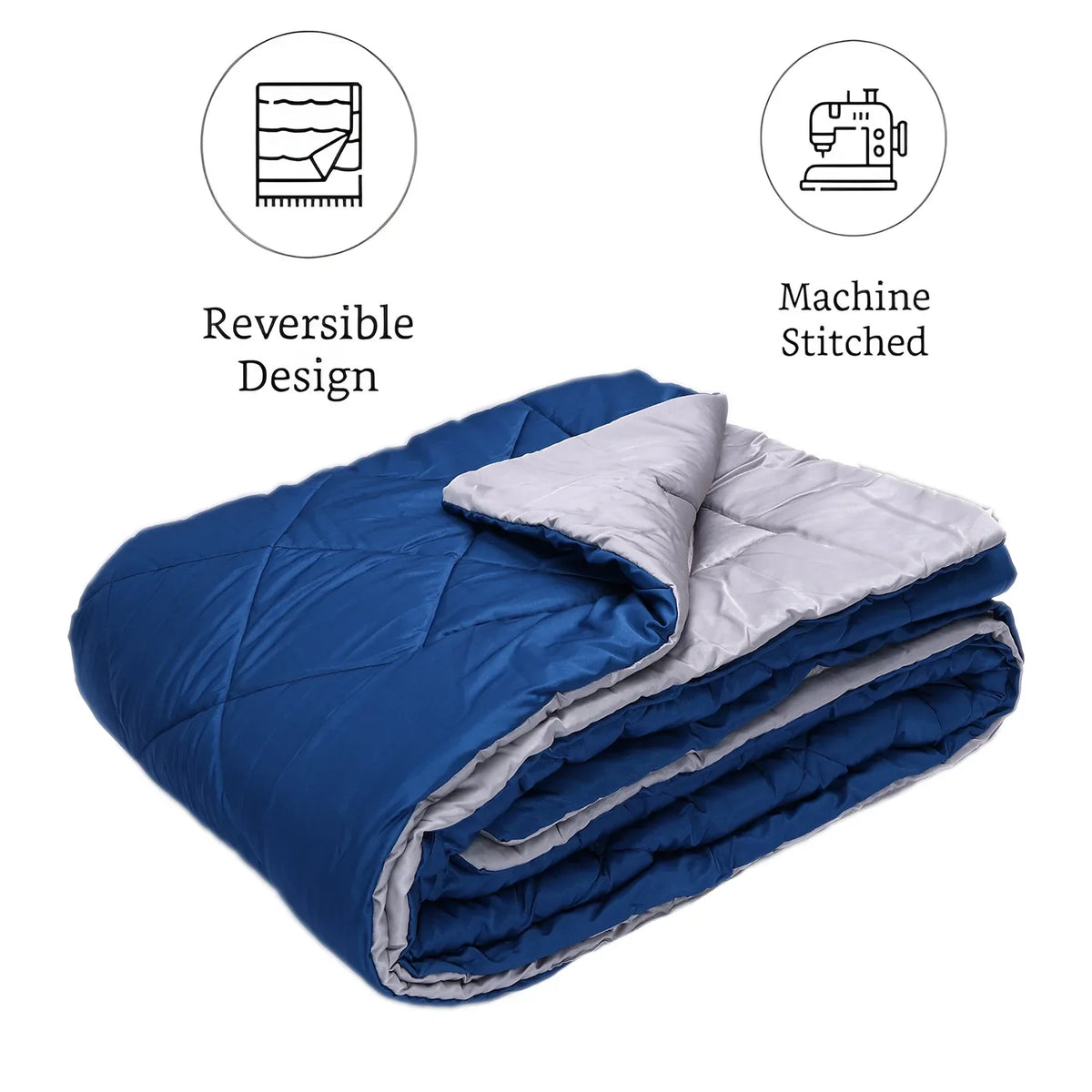 Cozy Light Blue Comforter – (Queen Size)