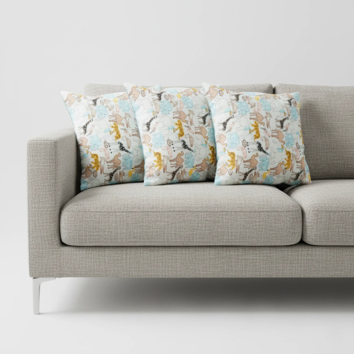 Safari Animal Printed Cushion Covers