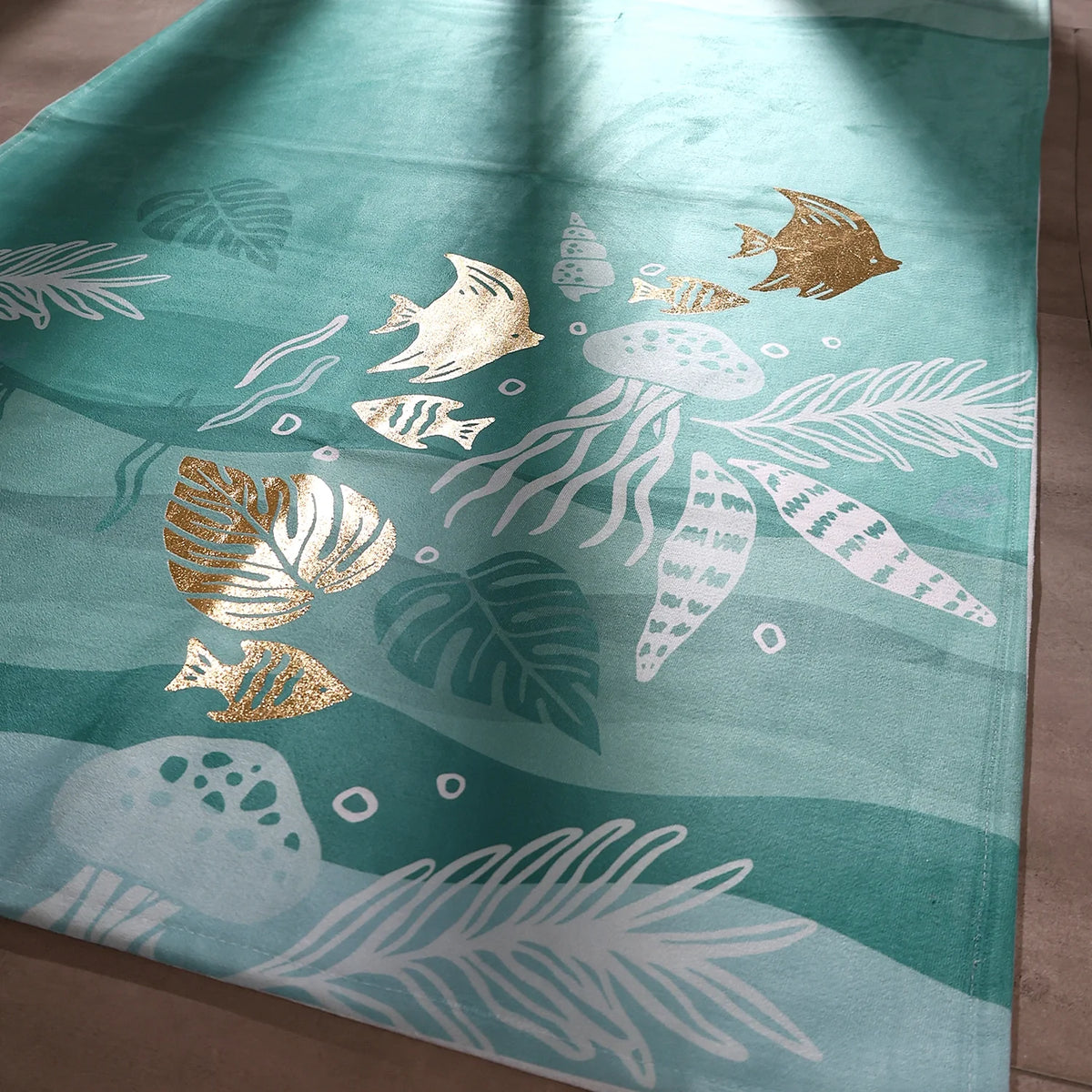 Golden Fish Lagoon Carpet