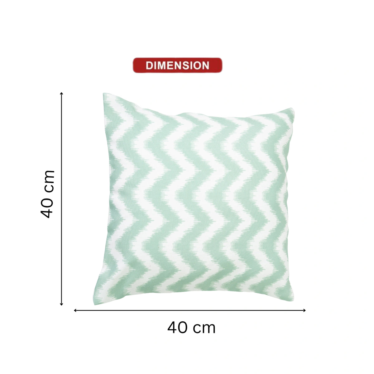 Pastel Mint Zigzag Cushion Covers