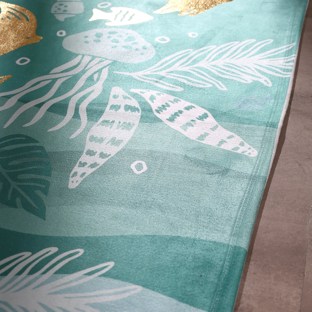 Golden Fish Lagoon Carpet