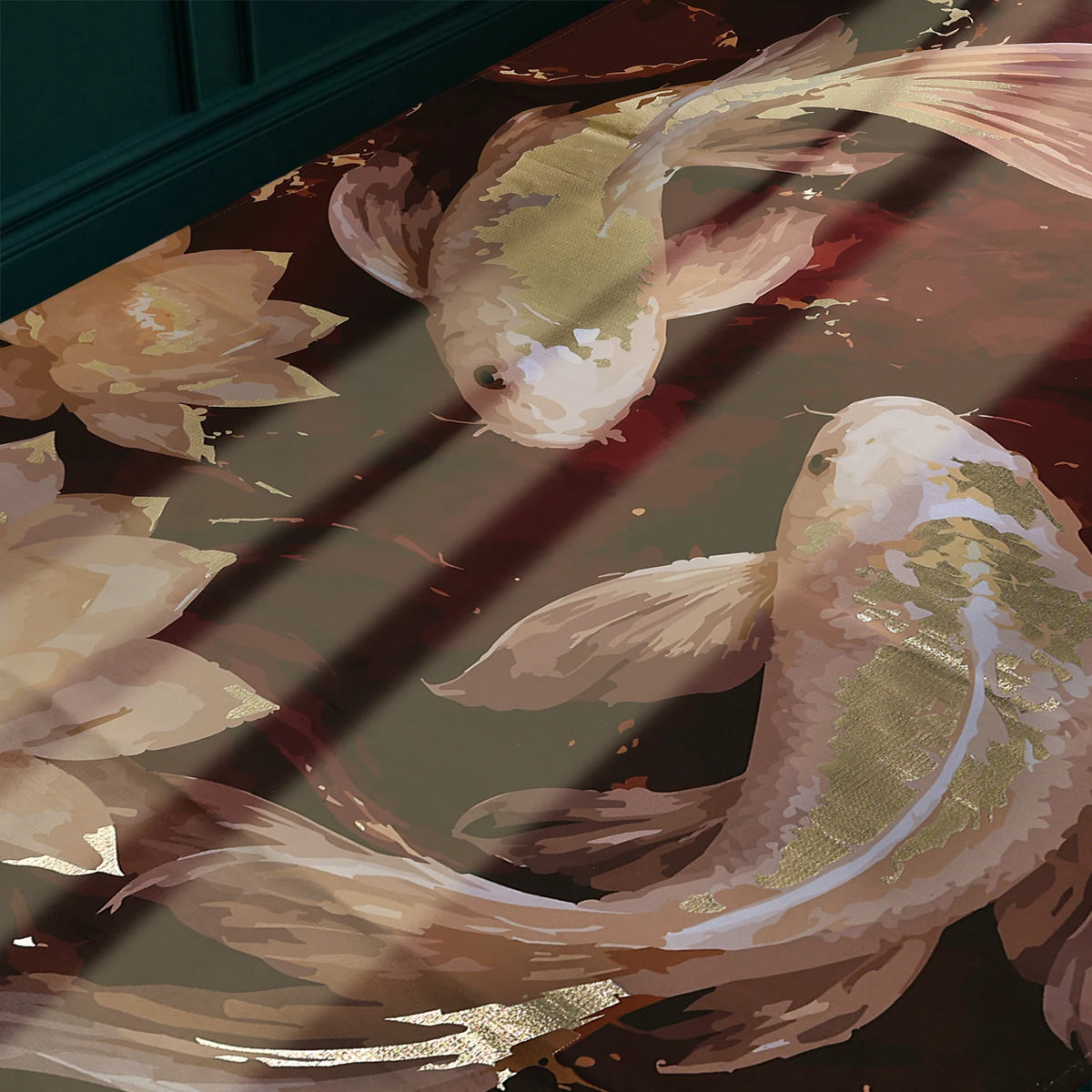Golden Koi Serenity Carpet