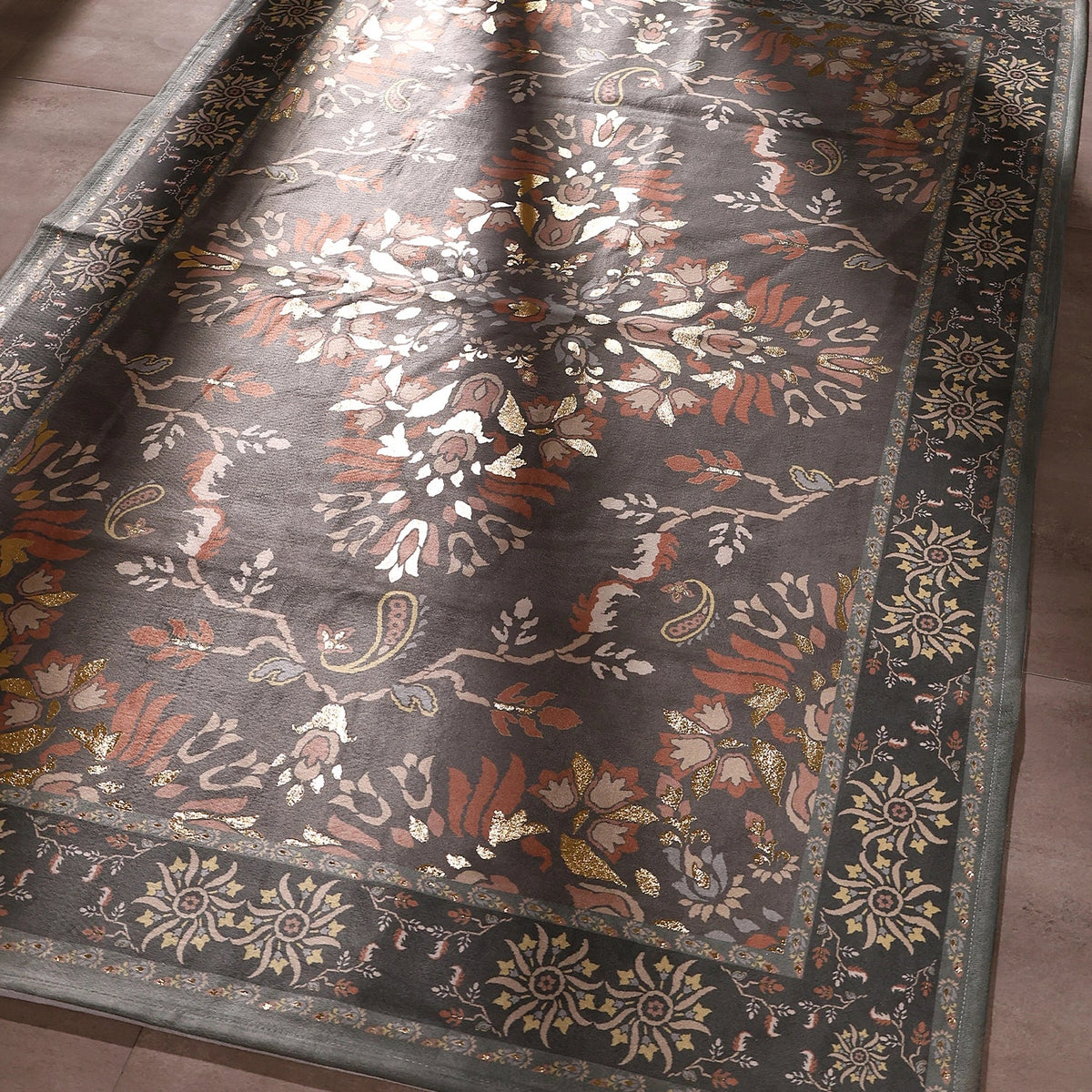 Midnight Heritage Floral Carpet