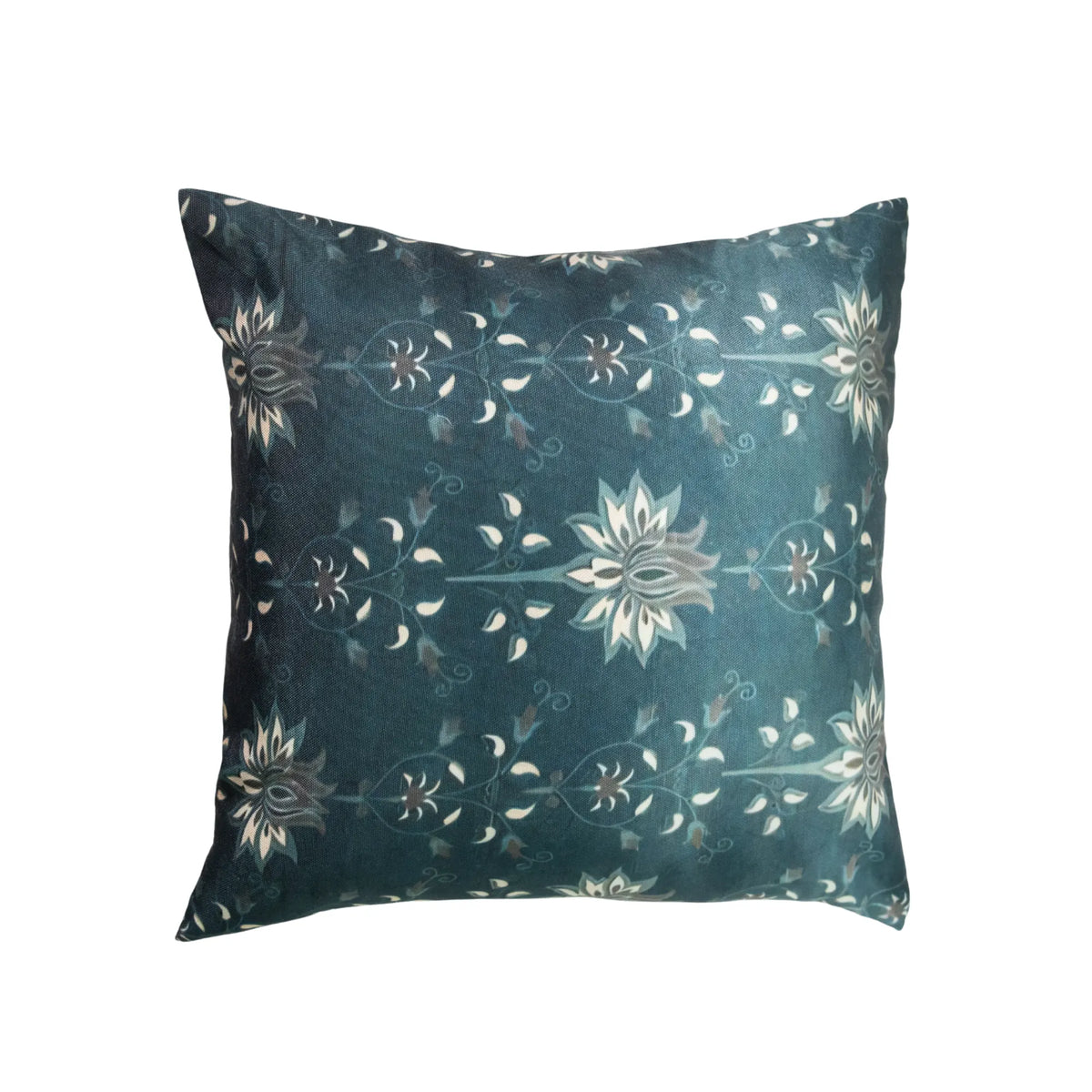 Midnight Lotus Vine Cushion Covers