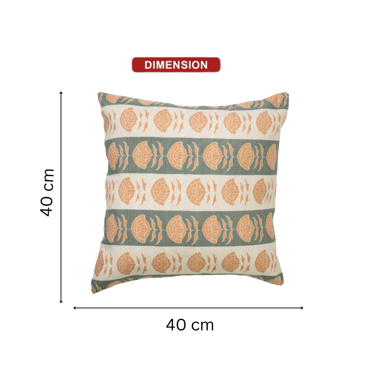 Sage Bloom Stripe Cushion Covers