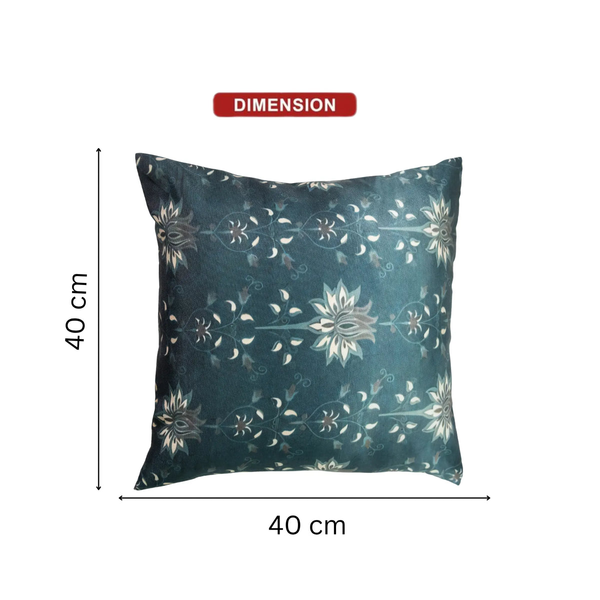 Midnight Lotus Vine Cushion Covers