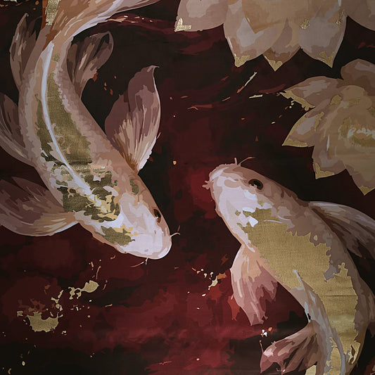 Golden Koi Serenity Carpet