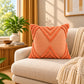 Coral Chevron Cushion Cover