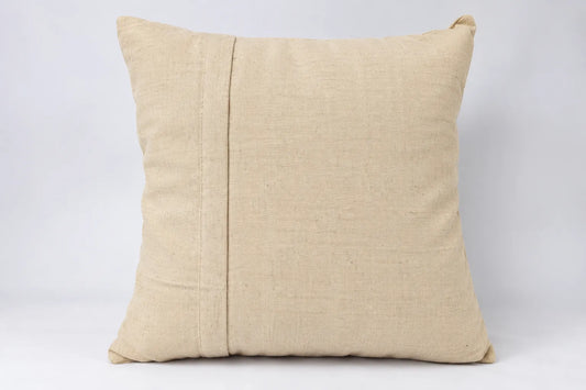 Azure Tribal Weave Cushion Cover