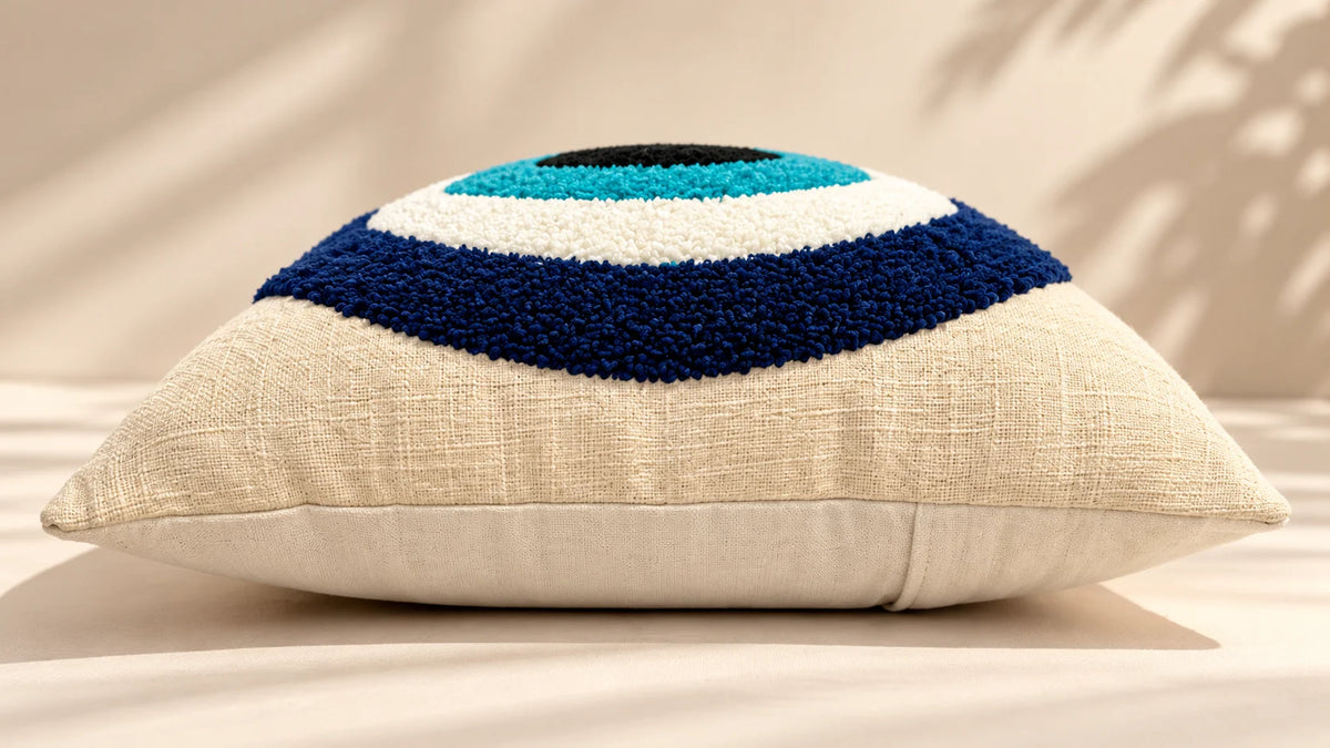 Oceanic Circle Cushion Cover