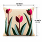 Blooming Tulip Cushion Cover