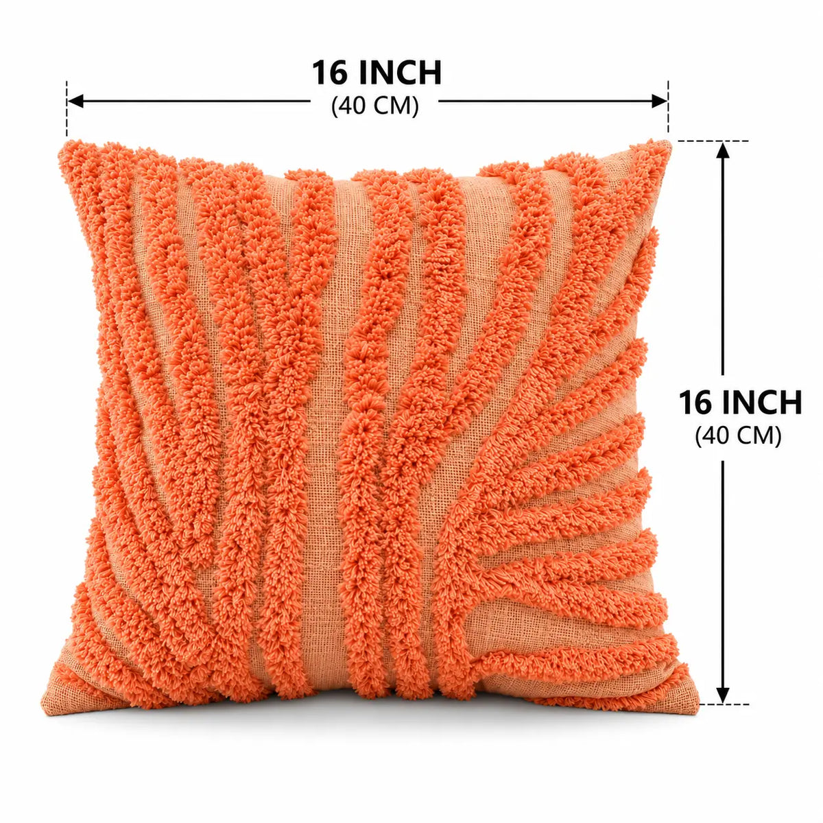 Coral Wave Texture Cushion Cover