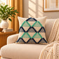 Emerald Harmony Cushion Cover