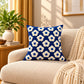Blue Meadow Bloom Cushion Cover