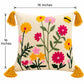Meadow Bloom Tassel Cushion Cover