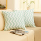 Pastel Mint Zigzag Cushion Covers