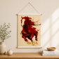 Red Thunder – Horse Wall Hanging