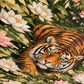Tiger in the Lotus Garden - Wall Hanging