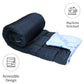 Cozy Dark Blue Comforter – (Queen Size)