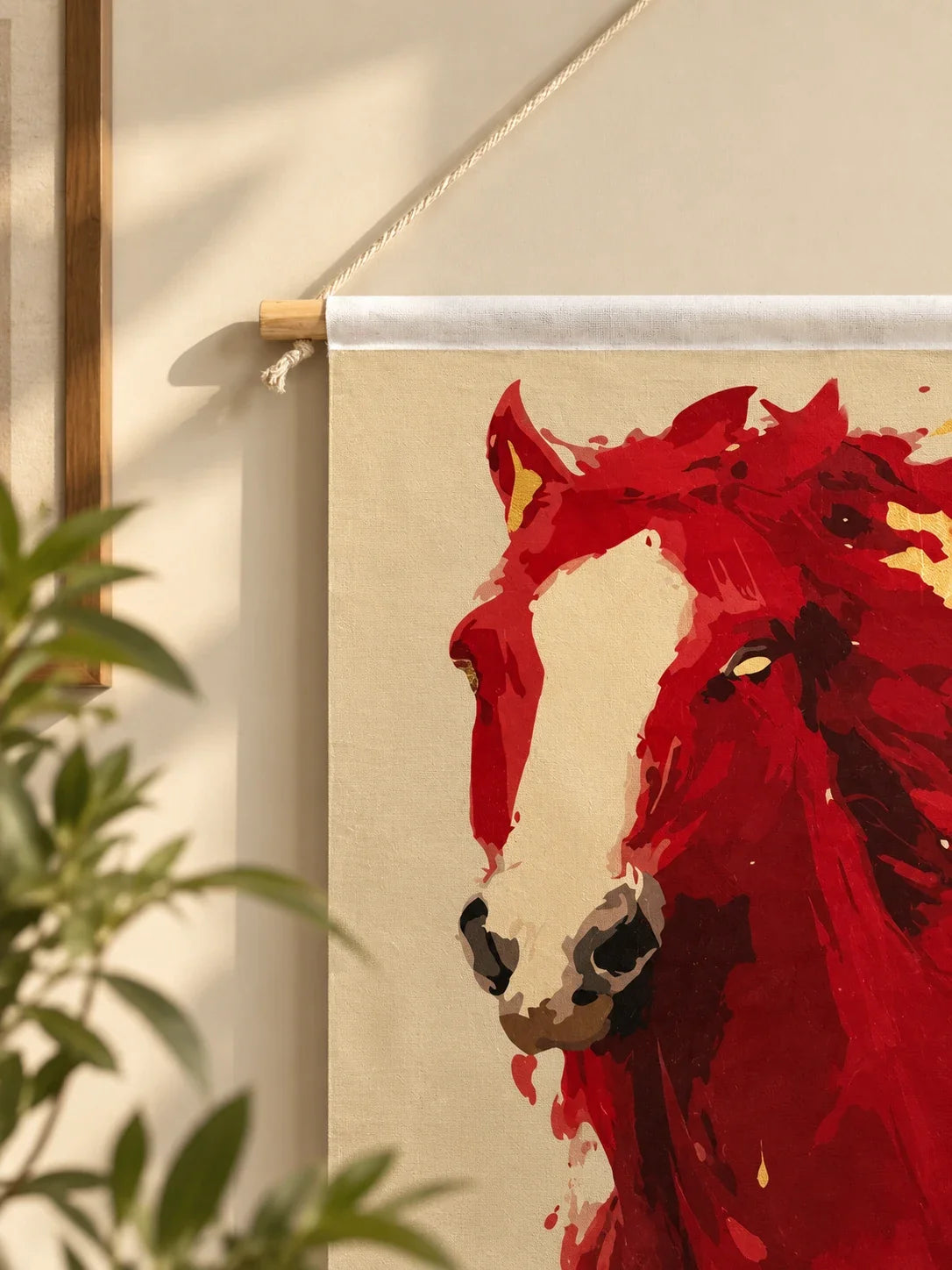 Red Thunder – Horse Wall Hanging