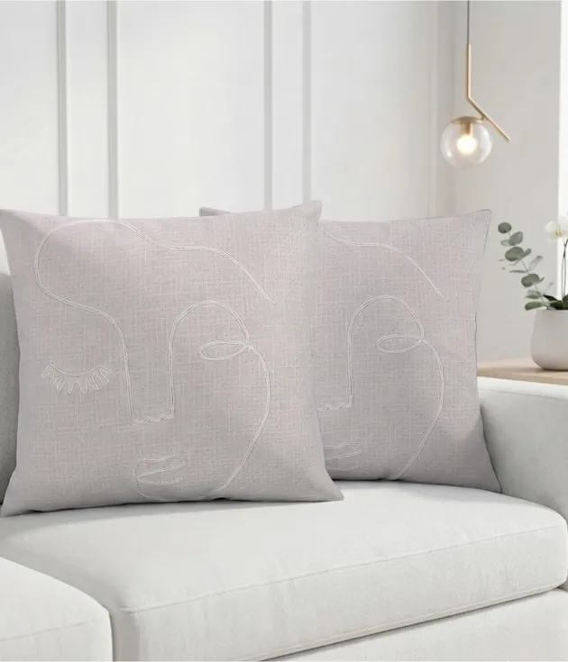 Silent Beauty Cushion Covers