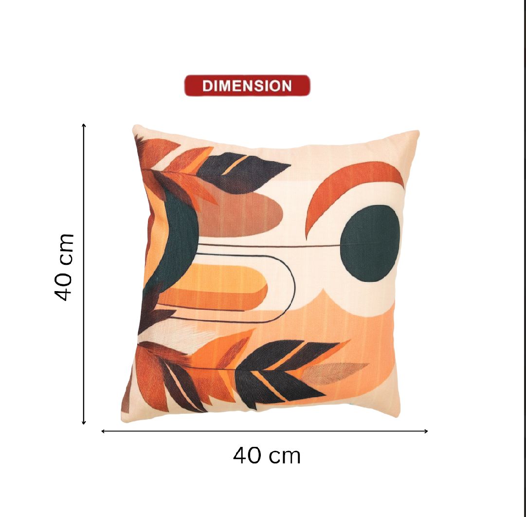 abstract leaves cushion covers