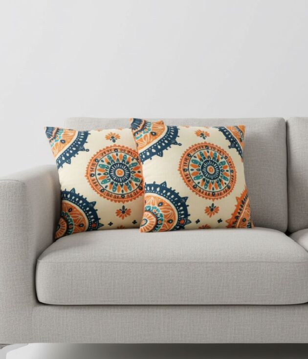 Heritage Mandala Medallion Cushion Covers