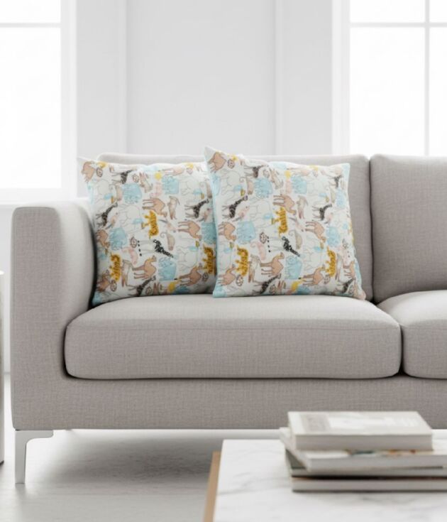 Safari Animal Printed Cushion Covers