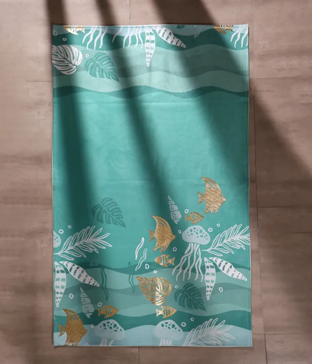 Golden Fish Lagoon Carpet