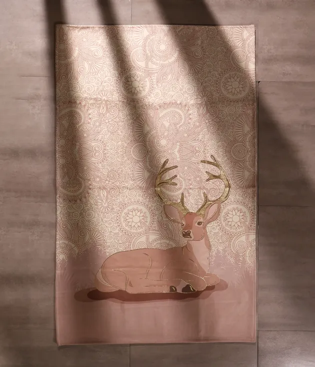 Blush Deer Elegance Carpet